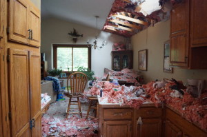 What a mess - weill clean it up and save everything we can